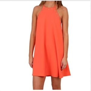 Amanda Uprichard Montauk Crepe Mini Dress Size Medium